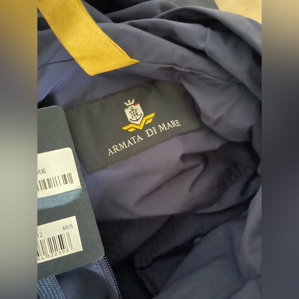New! Armata Di Mare Blue Jacket - Picture 4 of 5